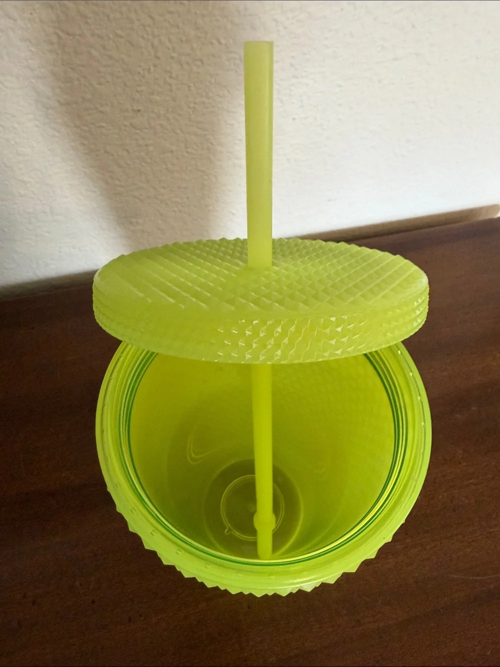 Starbucks Halloween Glow In The Dark Lime Green Studded Reusable Tumbler 16oz